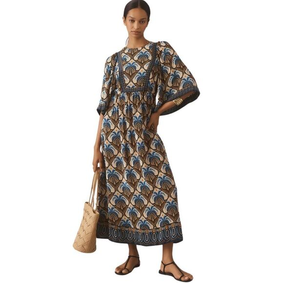 FARM Rio Dresses & Skirts - NWT Farm Rio Cocopalm Midi Dress XS